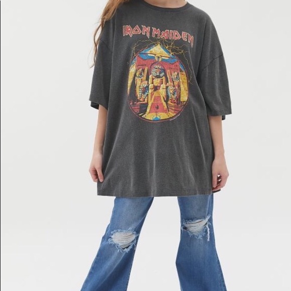 Urban Outfitters Tops - Iron Maiden washed T Shirt Dress s/med or m/large